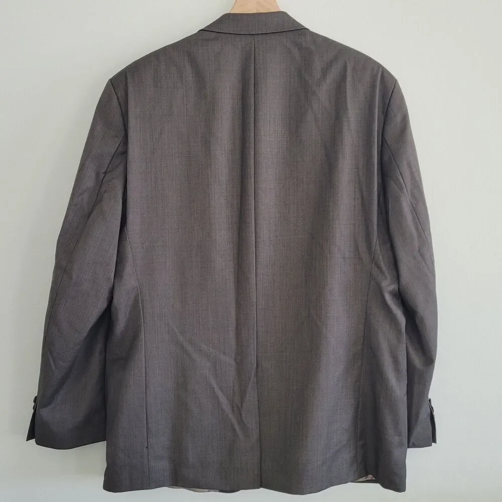 Lauren Ralph Lauren 100% Wool Blazer Sport Coat Suit Jacket Olive Green Mens 50L